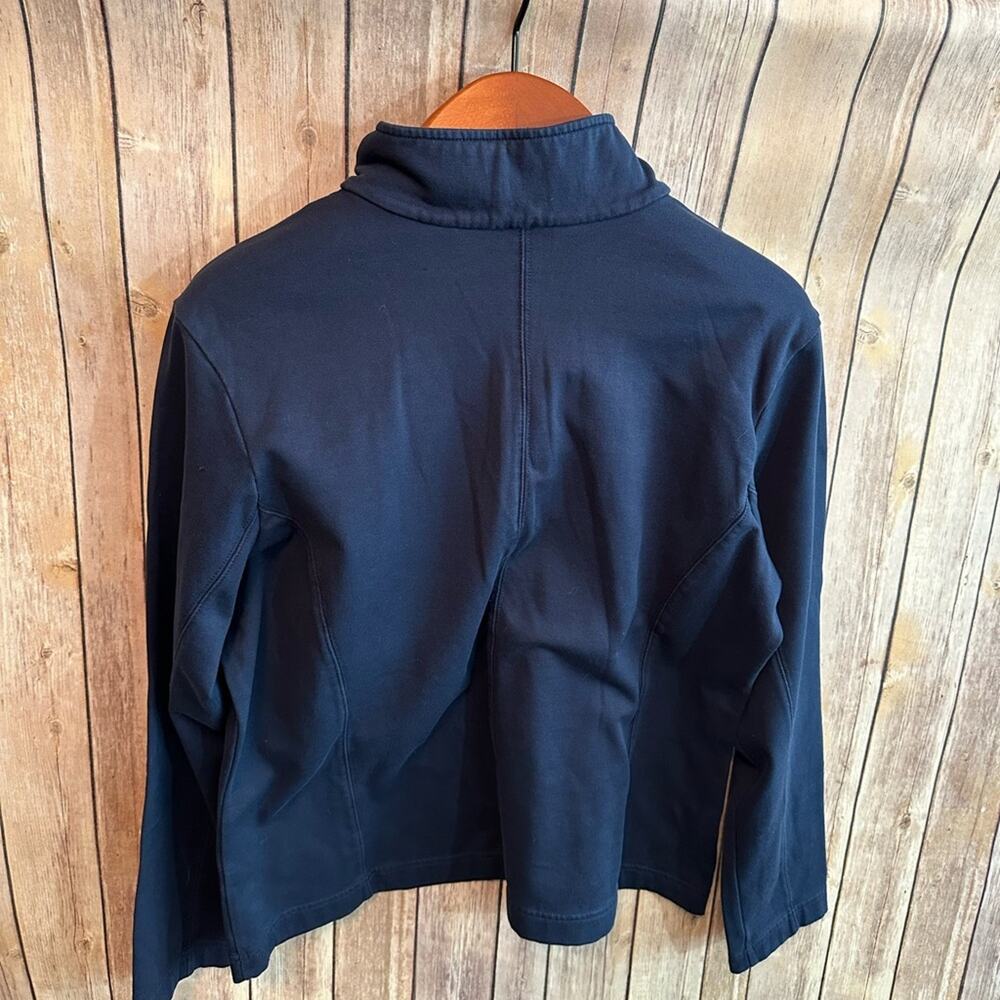 Tommy Bahama half zip pullover, women’s XL navy blue, cotton polyester blend - Picture 5 of 5
